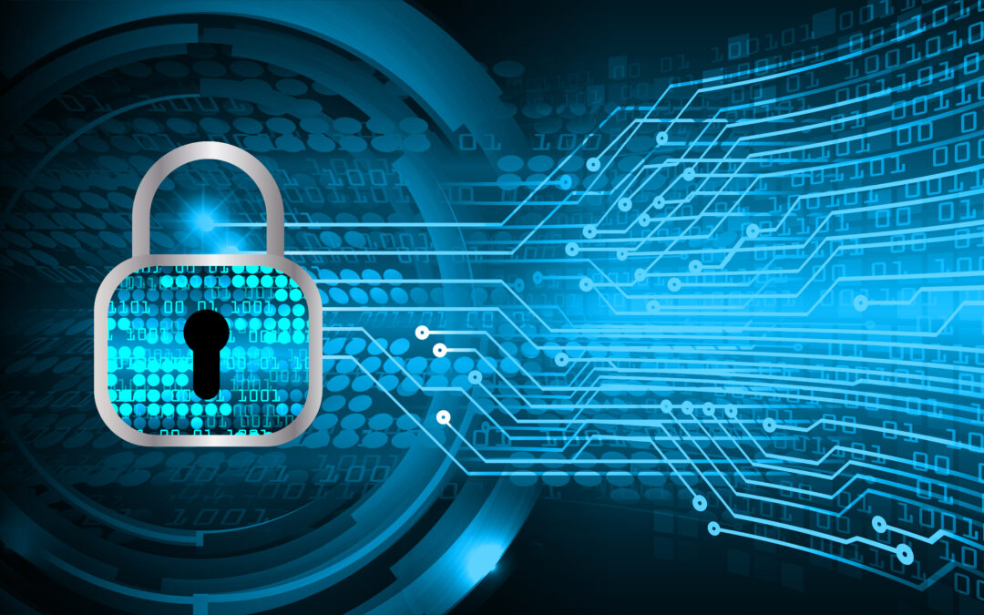 man wearing a pair of goggles while looking at cybersecurity solutions 607089304